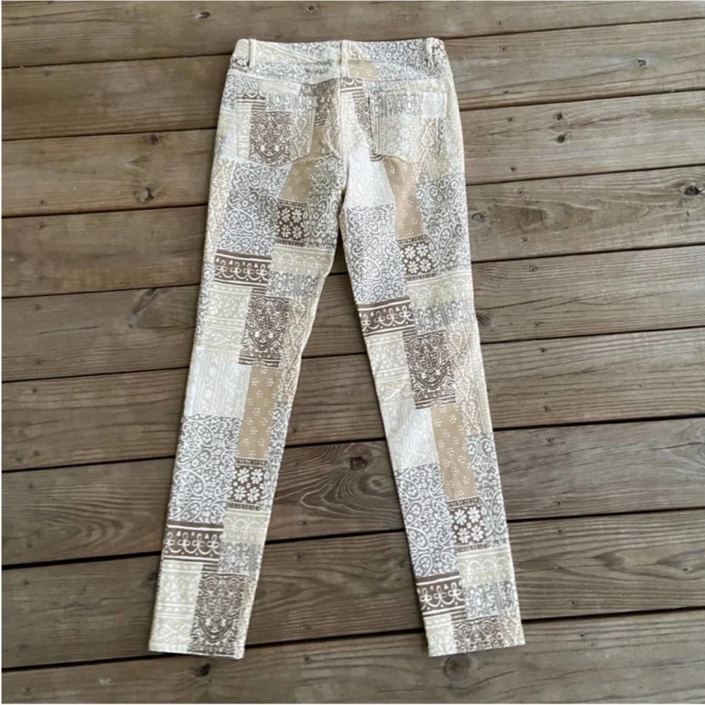 J. McLaughlin Patchwork Lexi Denim Jeans Pants Size 10